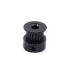 black 6mm timing belt pulley